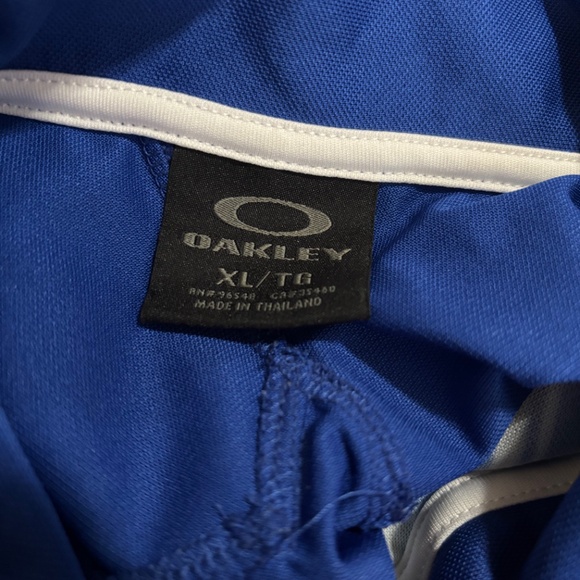 Oakley * Men’s Hydrolix Blue Striped Golf Polo Regular Fit * Size XL - Picture 11 of 11